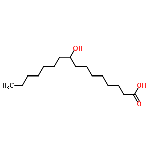 9-hydroxyhexadecanoic acid结构式