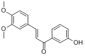 Structure of (E)-3-(3,4-DIMETHOXYPHENYL)-1-(3-HYDROXYPHENYL)-1-PROPENONE