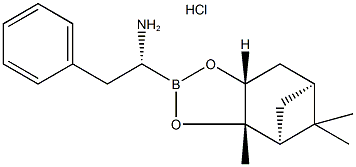(R)-BoroPhe-(+)-Pinanediol-HCl结构式