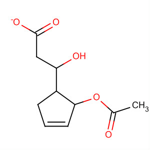 Structure of 3-Cyclopentene-1-methanol, 2-(acetyloxy)-, acetate, (1R,2R)-
