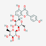 Structure of Vitexin -4''-O-glucoside