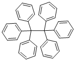 Chemical structure of HEXAPHENYLETHANE