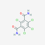 Chemical structure of 2,4,5,6-tetrachlorobenzene-1,3-dicarboxamide