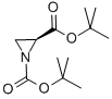 Structure of (S)-di-tert-butyl aziridine-1,2-dicarboxylate