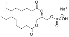 L-ALPHA-PHOSPHATIDIC ACID, DIOCTANOYL (C8:0) SODIUM SALT结构式