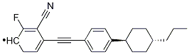 Structure of 2-Fluoro-4-[[4-(trans-4-pentylcyclohexyl)phenyl]ethynyl]-cyanophenyl