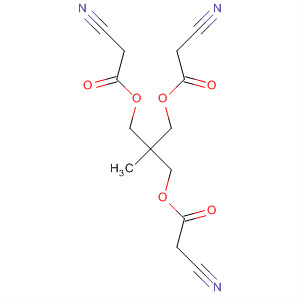 Structure of Acetic acid, cyano-, 2,2-bis[[(cyanoacetyl)oxy]methyl]-1,3-propanediylester