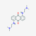 Structure of 1,5-bis{[2-(dimethylamino)ethyl]amino}anthracene-9,10-dione