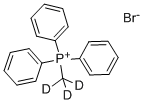 Structure of METHYL-D3-TRIPHENYLPHOSPHONIUM BROMIDE