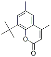 8-tert-butyl-4,6-dimethyl-2-benzopyrone结构式
