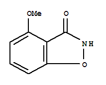Structure of 1,2-BENZISOXAZOL-3(2H)-ONE,4-METHOXY-