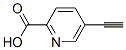 Structure of 2-Pyridinecarboxylicacid, 5-ethynyl-
