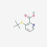 Structure of 3-TERT-BUTYLTHIO-2-CARBOXYPYRIDINE