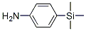 Structure of 4-Trimethylsilanylaniline