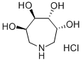 Structure of (3R,4R,5R,6R)-3,4,5,6-TETRAHYDROXYAZEPANE HCL