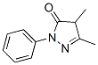 Structure of 2,4-dihydro-4,5-dimethyl-2-phenyl-3H-pyrazol-3-one