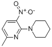 Structure of 6-METHYL-3-NITRO-2-(1-PIPERIDINYL)PYRIDINE