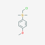 Structure of (chloromethyl)(4-methoxyphenyl)dimethylsilane