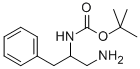 Structure of 1,1-DIMETHYLETHYL [2-AMINO-1-(PHENYLMETHYL)ETHYL]CARBAMATE
