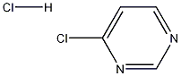 Structure of pyrimidine,4-chloro-hydrochloride