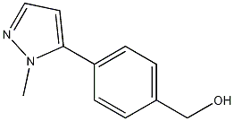 4-(1-甲基-1H-吡唑-5-基)苯甲醇结构式