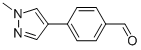 Structure of 4-(1-METHYL-1H-PYRAZOL-4-YL)BENZALDEHYDE