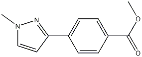 Structure of 4-(1-Methyl-1H-pyrazol-3-yl)benzoic acid methyl ester
