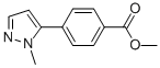 Structure of Methyl 4-(1-methyl-1H-pyrazol-5-yl)benzoate