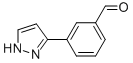Structure of 3-(1H-PYRAZOL-3-YL)BENZALDEHYDE