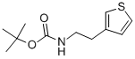 (2-THIOPHEN-3-YL-ETHYL)-CARBAMIC ACID TERT-BUTYL ESTER结构式