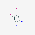 4,5-二氨基-2-氟三氟甲苯结构式