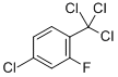 Structure of 4-CHLORO-2-FLUOROBENZOTRICHLORIDE