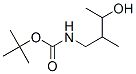 Structure of CARBAMIC ACID (3-HYDROXY-2-METHYLBUTYL)-,TERT-BUTYL ESTER