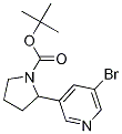 Structure of Tert-butyl 2-(5-bromopyridin-3-yl)pyrrolidine-1-carboxylate