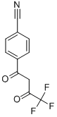 4-(4,4,4-三氟-1,3-二氧代丁基)-苄腈结构式