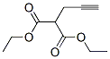 Structure of 2-Propynylmalonic acid diethyl ester