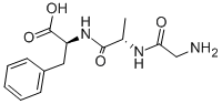 Structure of L-Phenylalanine, N-(N-glycyl-L-alanyl)-