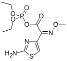 Structure of 4-THIAZOLEACETIC ACID, 2-AMINO-ALPHA-(METHOXYIMINO)-, ANHYDRIDE WITH DIETHYL HYDROGEN PHOSPHATE, (Z)-