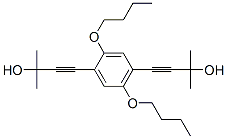 4,4-(2,5-DIBUTOXY-1,4-PHENYLENE)BIS[2-METHYL-3-BUTYN-2-OL]结构式