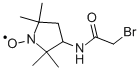 Structure of 3-(2-BROMOACETAMIDO)-2,2,5,5-TETRAMETHYL-1-PYRROLIDINOXY