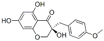 3,5,7-三羟基-3-(4-甲氧基苄基)-4-色满酮结构式