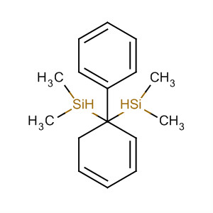 Structure of 1,1'-biphenyl, 4,4'-bis(dimethylsilyl)-