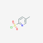Structure of 5-METHYL-PYRIDINE-2-SULFONYL CHLORIDE
