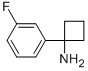 Structure of 1-(3-FLUOROPHENYL)CYCLOBUTANAMINE