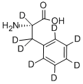 Structure of L-PHENYL-D5-ALANINE-2,3,3-D3