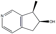 Structure of (6R-cis)-6,7-Dihydro-7-methyl-5H-2-pyrindin-6-ol