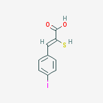 3-(4-IODOPHENYL)-2-MERCAPTO-(Z)-2-PROPENOIC ACID结构式