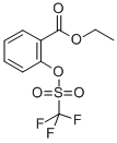2-TRIFLUOROMETHANESULFONYLOXY-BENZOIC ACID ETHYL ESTER结构式