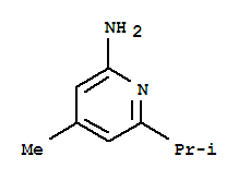 2-Pyridinamine,4-methyl-6-(1-methylethyl)-结构式