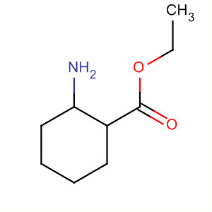 Structure of Cyclohexanecarboxylic acid, 2-amino-, ethyl ester, (1S,2R)-